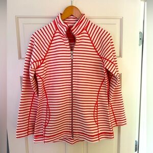 NWT Tommy Bahama full zip Aruba jacket. Size M medium Poppy Red